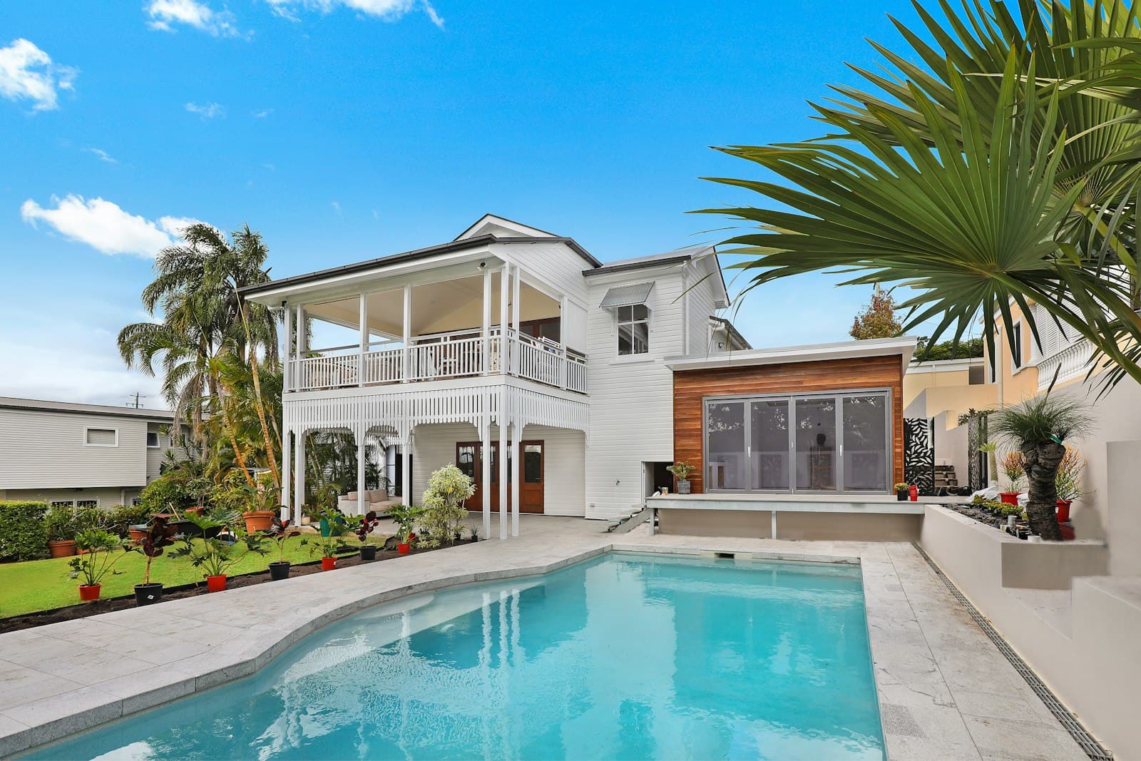 Single-family home with a landscaped front yard. Stock photograph; not a SpenceCo customer property.